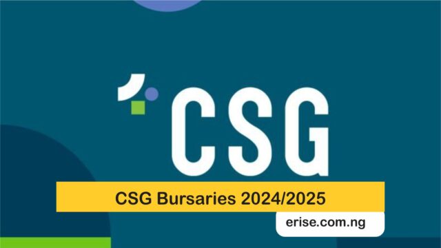 CSG Bursaries 2024-2025