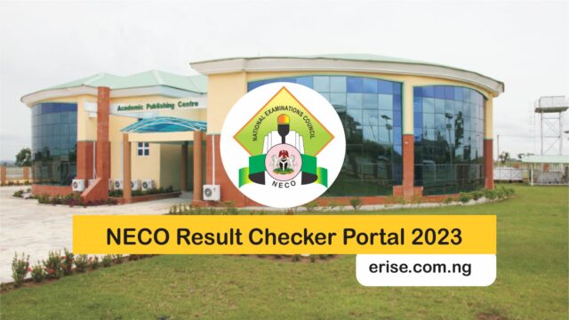 NECO Result Checker Portal 2023
