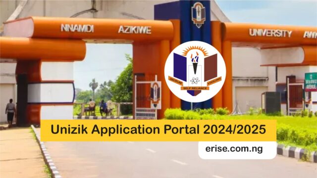 Unizik Application Portal