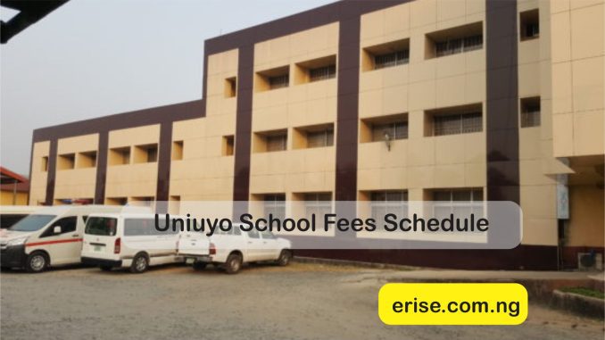 Uniuyo School Fees Schedule2